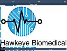 Tablet Screenshot of hawkeyebiomedical.com